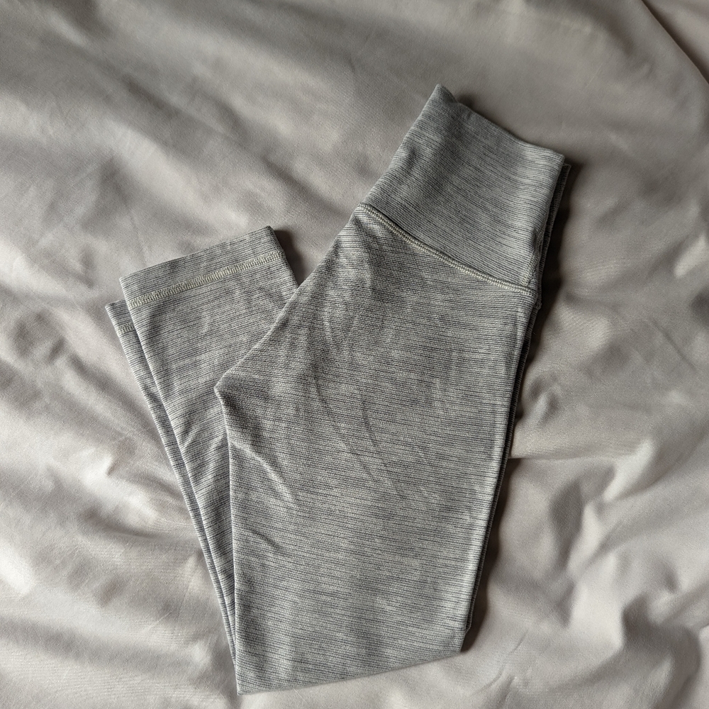 lululemon wunder unders cropped 21" wee are from space nimbus battleship